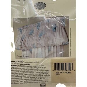 Design Select Collection Silver Springs Pouf Valance Multi Color Floral Fabric